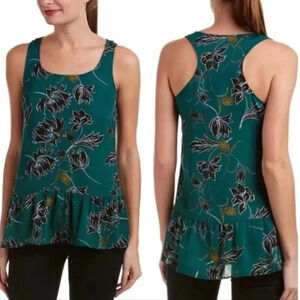 Cabi Zoe Falling Flowers Peplum Top